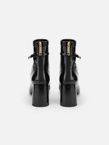 Ankle Heel Boots | Black