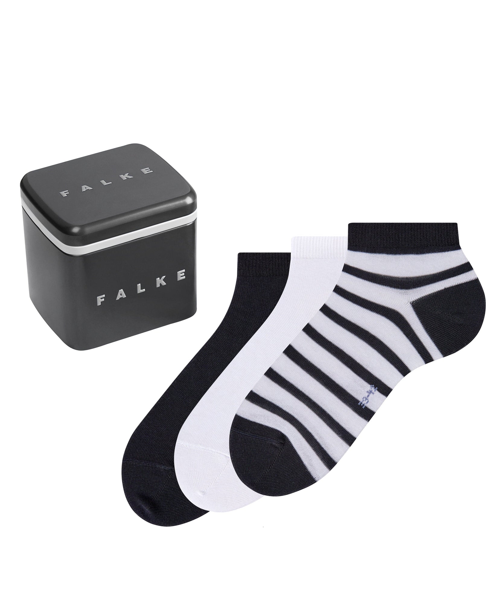 Mens | Happy Box 3-Pack Ankle-High Sneaker Socks | Sortiment 2