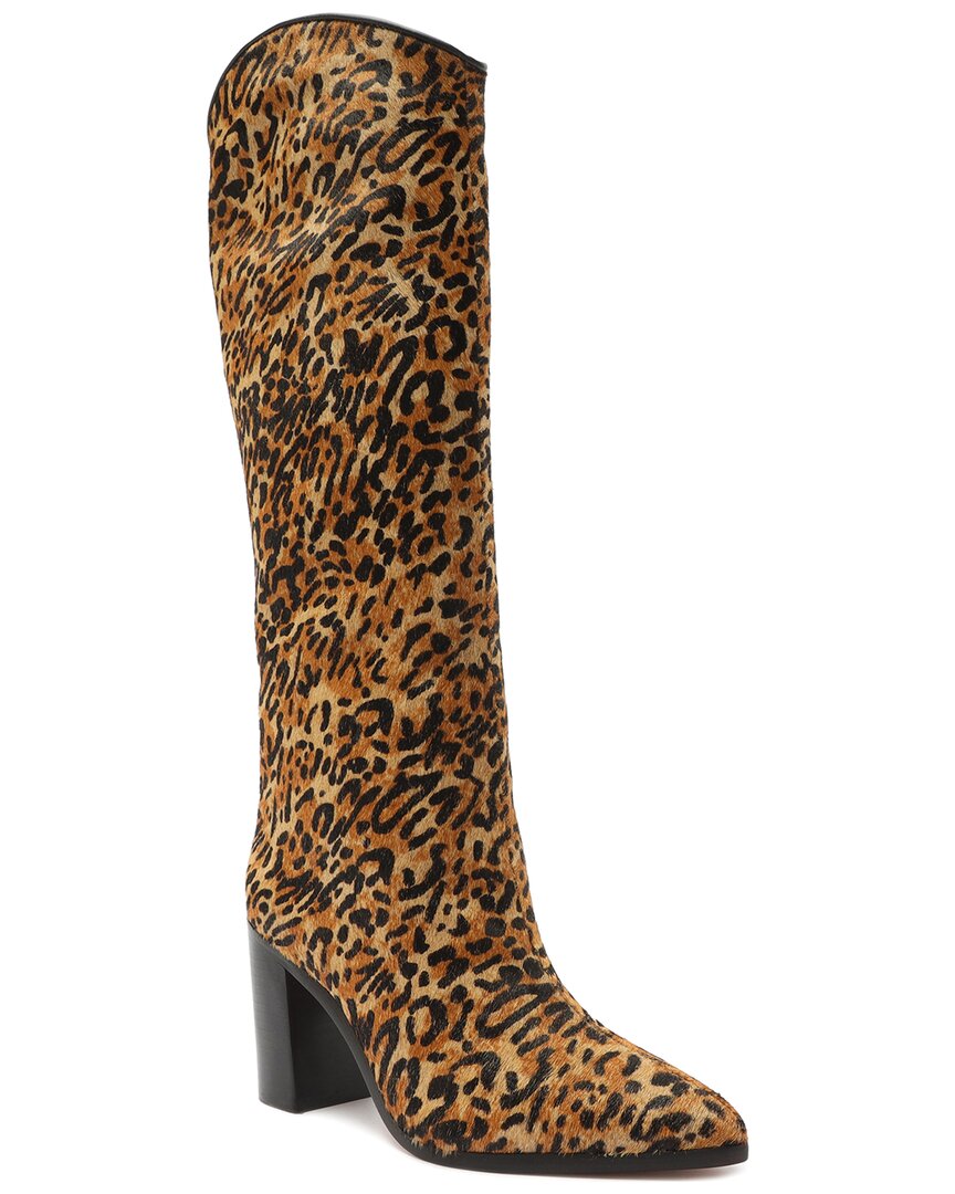 SCHUTZ | Womens | Maryana Block Wild Leather Boot | Multi