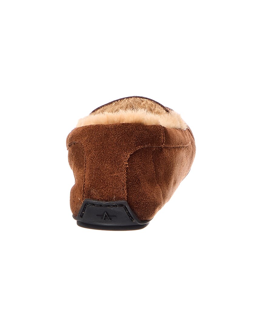 Aquatalia | Womens | Qalista Suede Moccasin | Brown