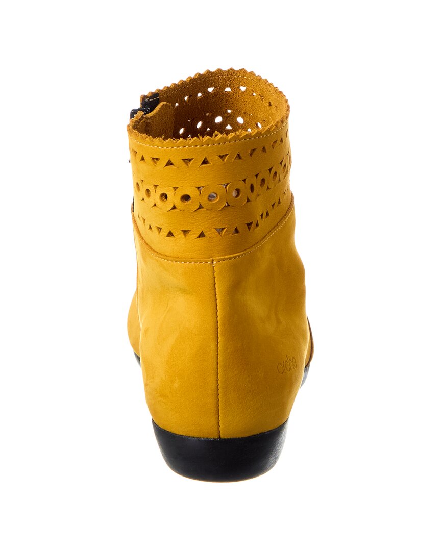 Arche | Womens | Onywel Leather Bootie | Yellow