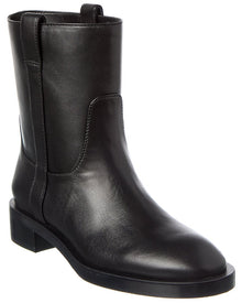 Stuart Weitzman | Womens | Lenora Leather Bootie | Black