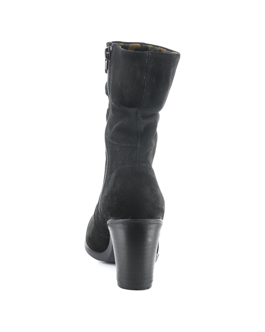 FLY London | Womens | Klei Suede Boot | Black