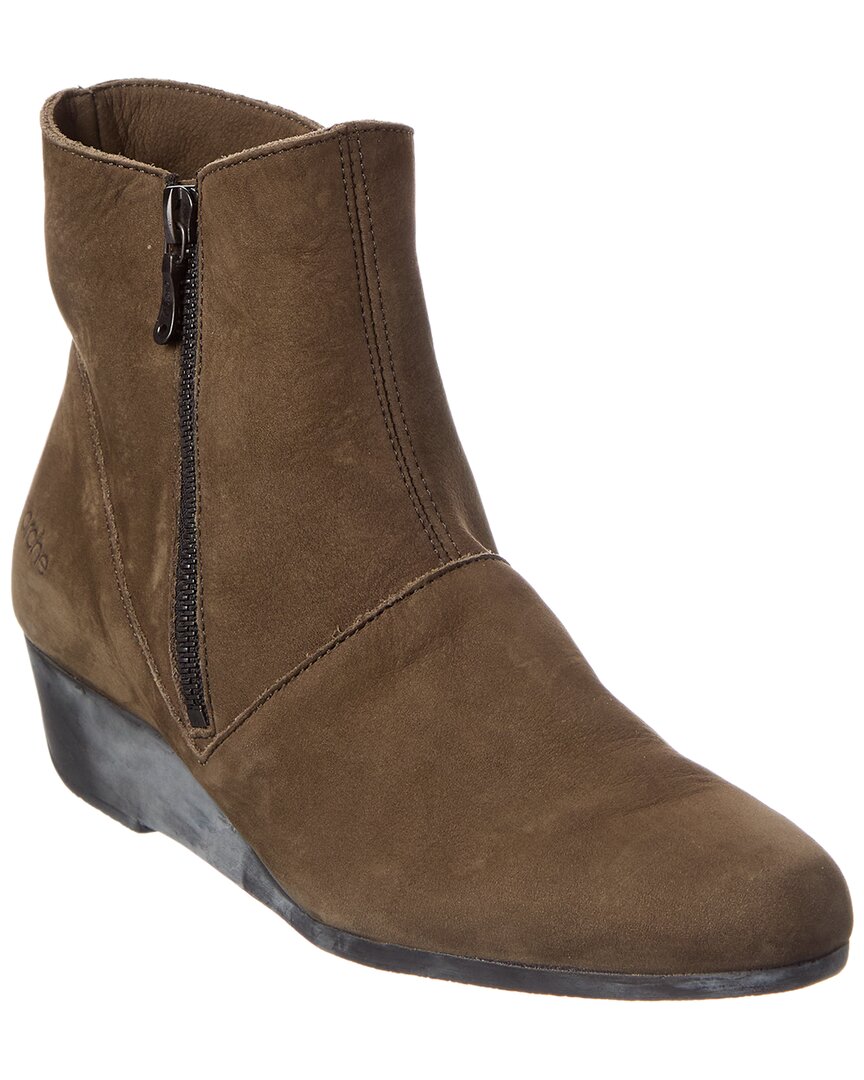 Arche | Womens | Anykem Suede Bootie | Green