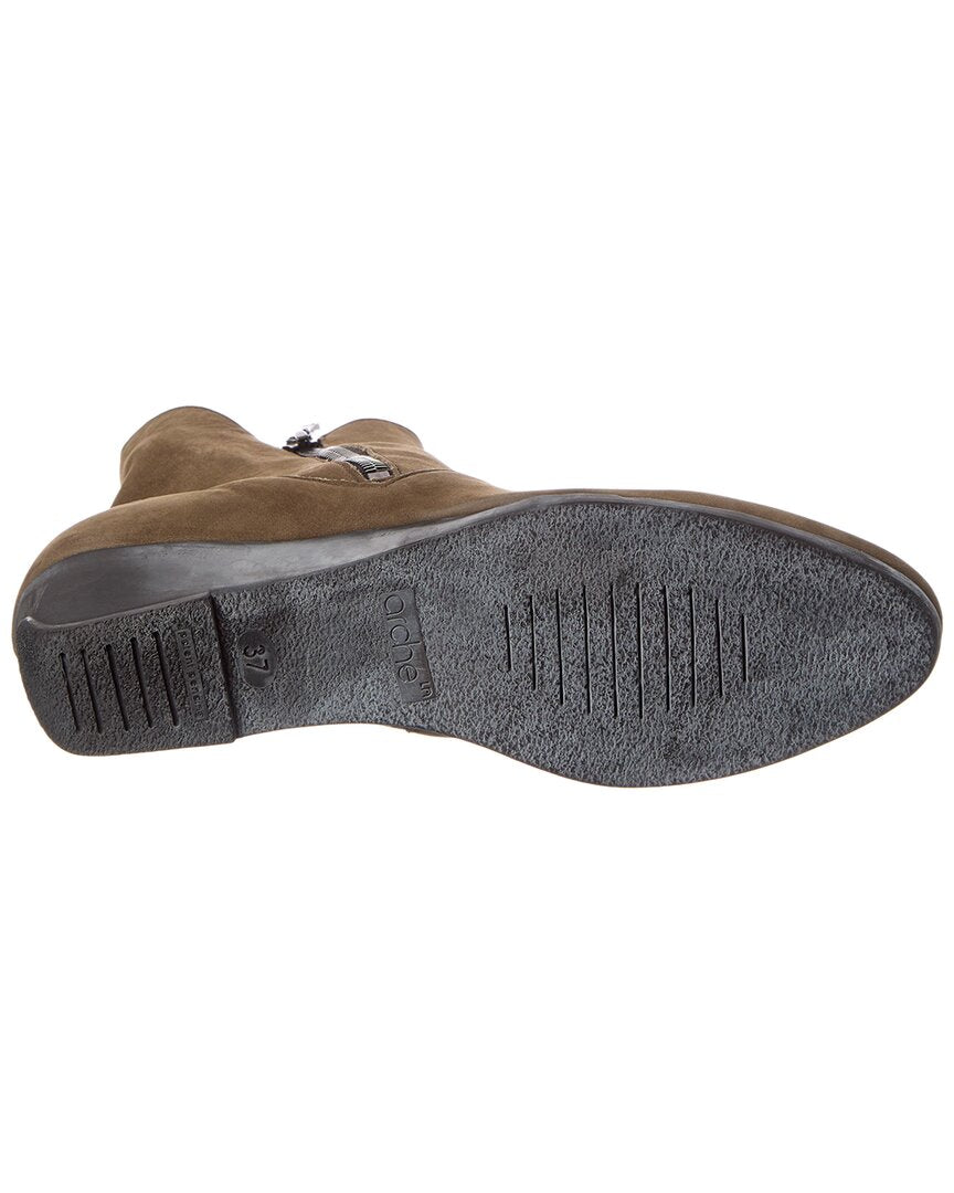 Arche | Womens | Anykem Suede Bootie | Green