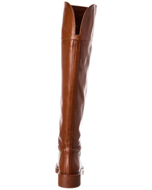 Stuart Weitzman | Womens | Celia Leather Over-The-Knee Riding Boot | Brown