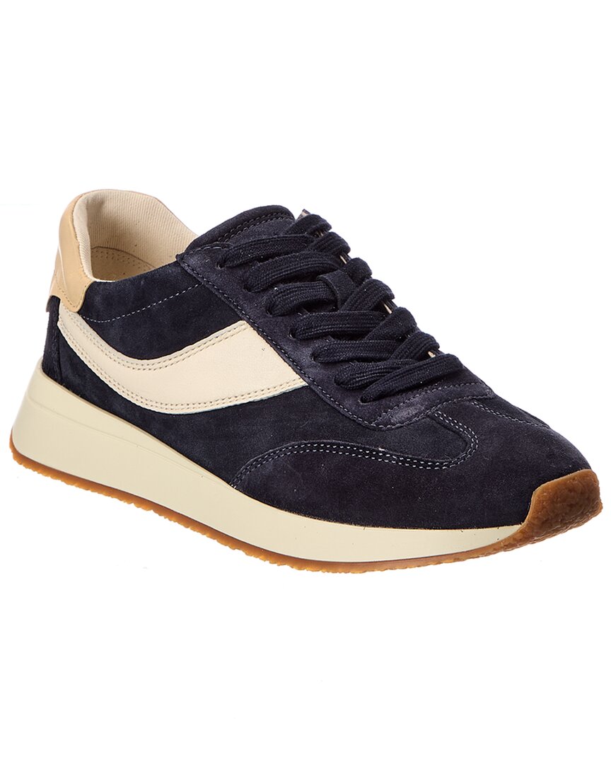 Vince | Womens | Olla Runner-B Leather Sneaker | Blue