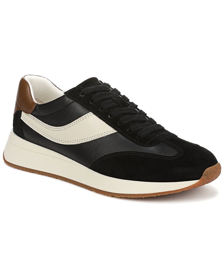 Vince | Womens | Olla Runner-B Leather Sneaker | Black