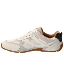 Vince | Womens | Mojave Mesh-B Suede Sneaker | White
