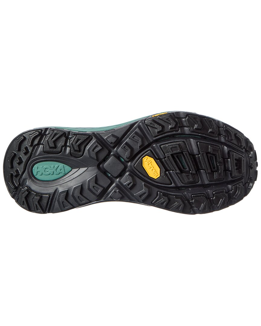 Hoka | Womens | Mafate Speed 2 Leather & Canvas Sneaker | Black