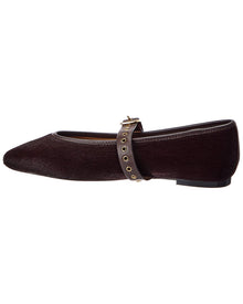 Madewell | Womens | Remy Haircalf & Leather Mary Jane | Brown