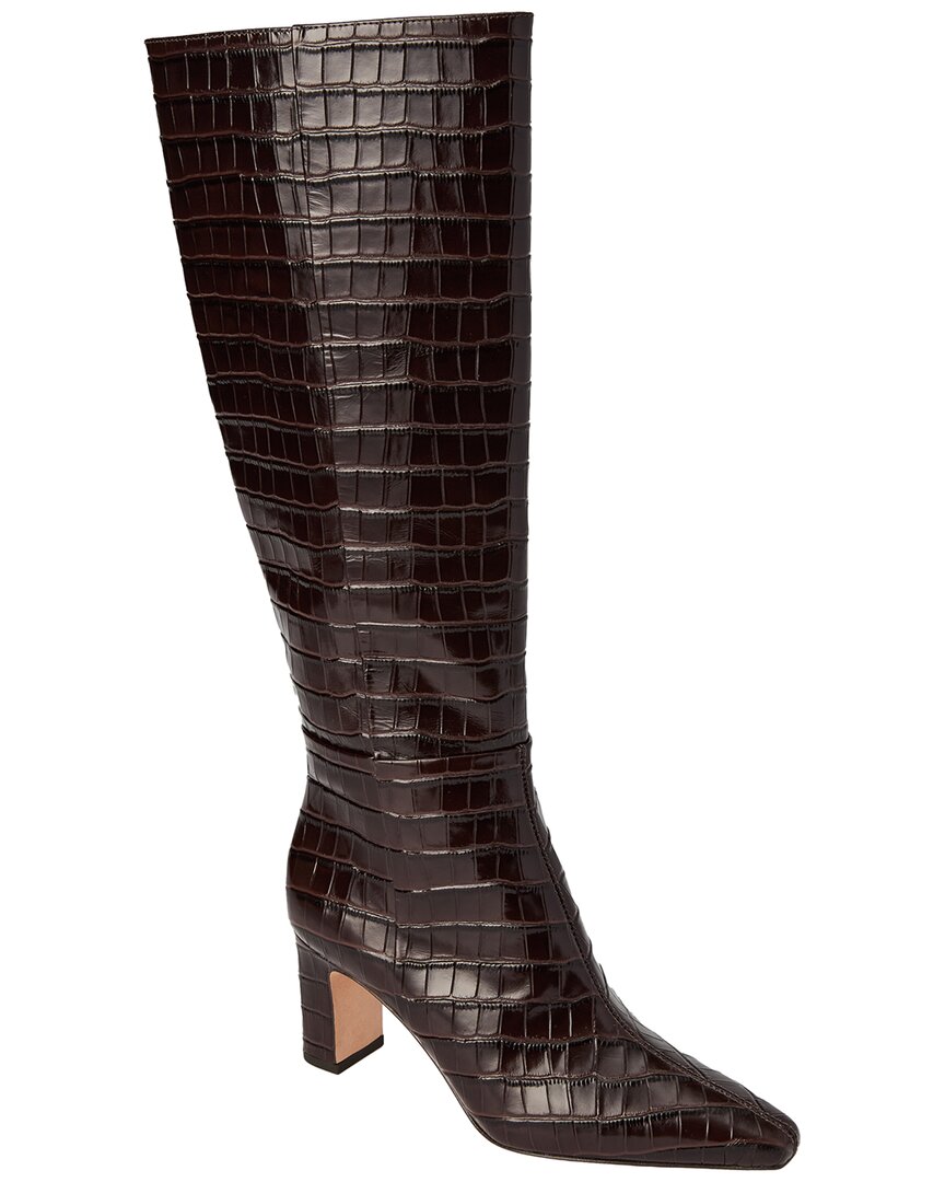 J.McLaughlin | Womens | Eden Leather Knee-High Boot | Brown