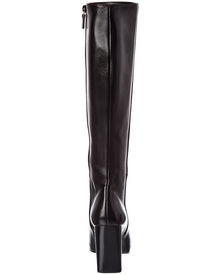 Stuart Weitzman | Womens | Babette Platform Zip Leather Boot | Black