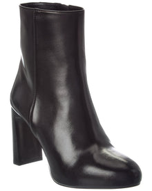 Stuart Weitzman | Womens | Babette Platform Zip Leather Bootie | Black