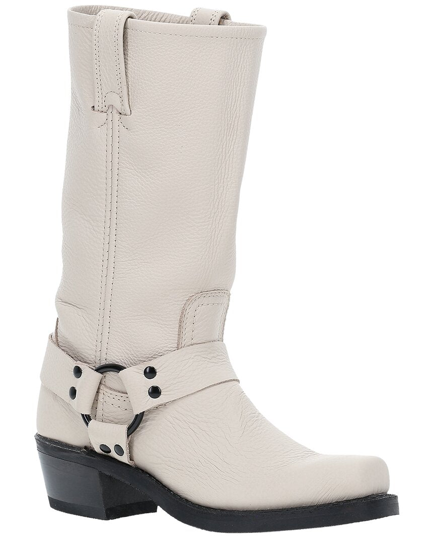 Frye | Womens | Harness 12in Leather Boot | White