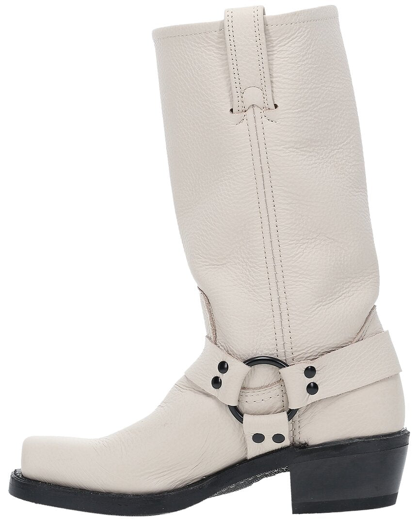 Frye | Womens | Harness 12in Leather Boot | White