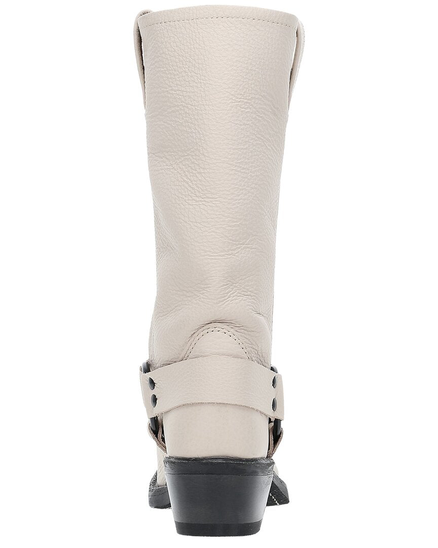 Frye | Womens | Harness 12in Leather Boot | White