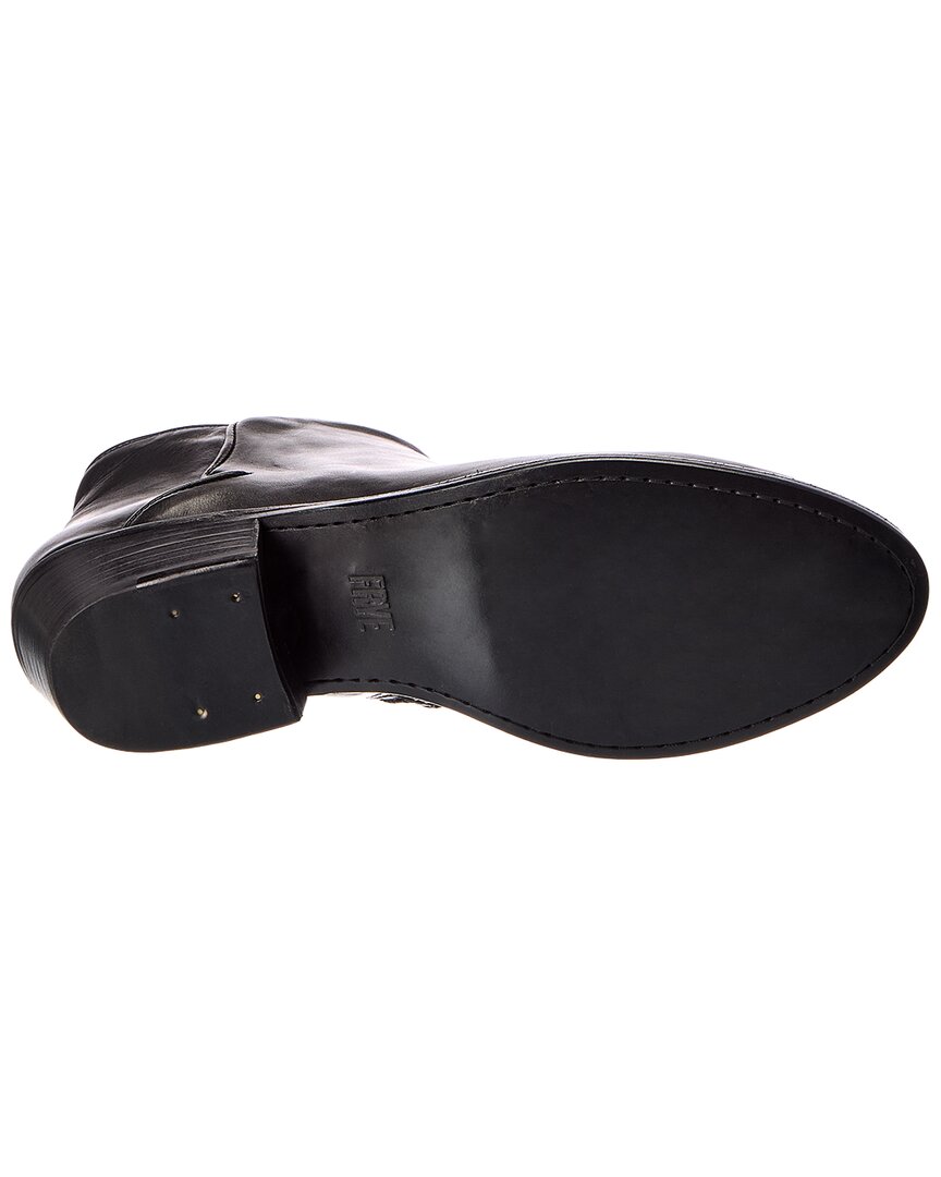 Frye | Womens | Carson Piping Leather Bootie | Black