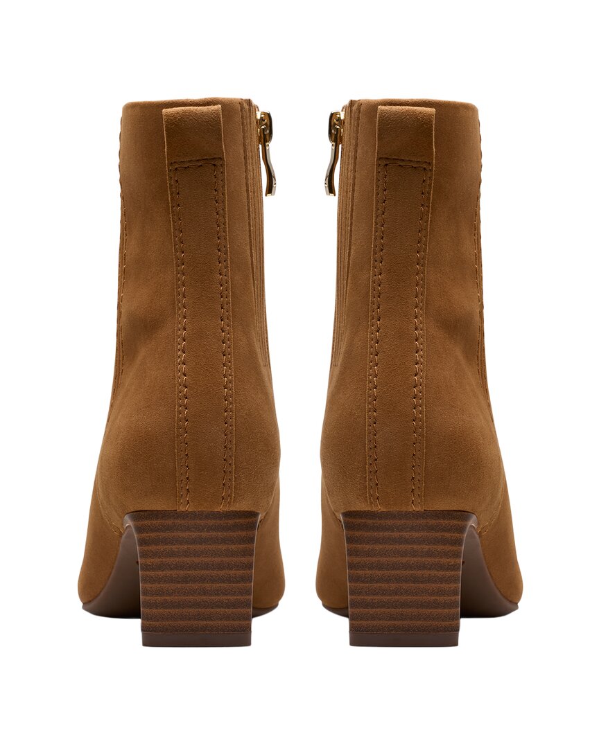 Clarks | Womens | Edina Up Suede Boot | Tan