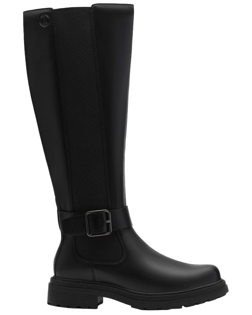 Clarks | Womens | Orinoco3 Tall Leather Boot | Black