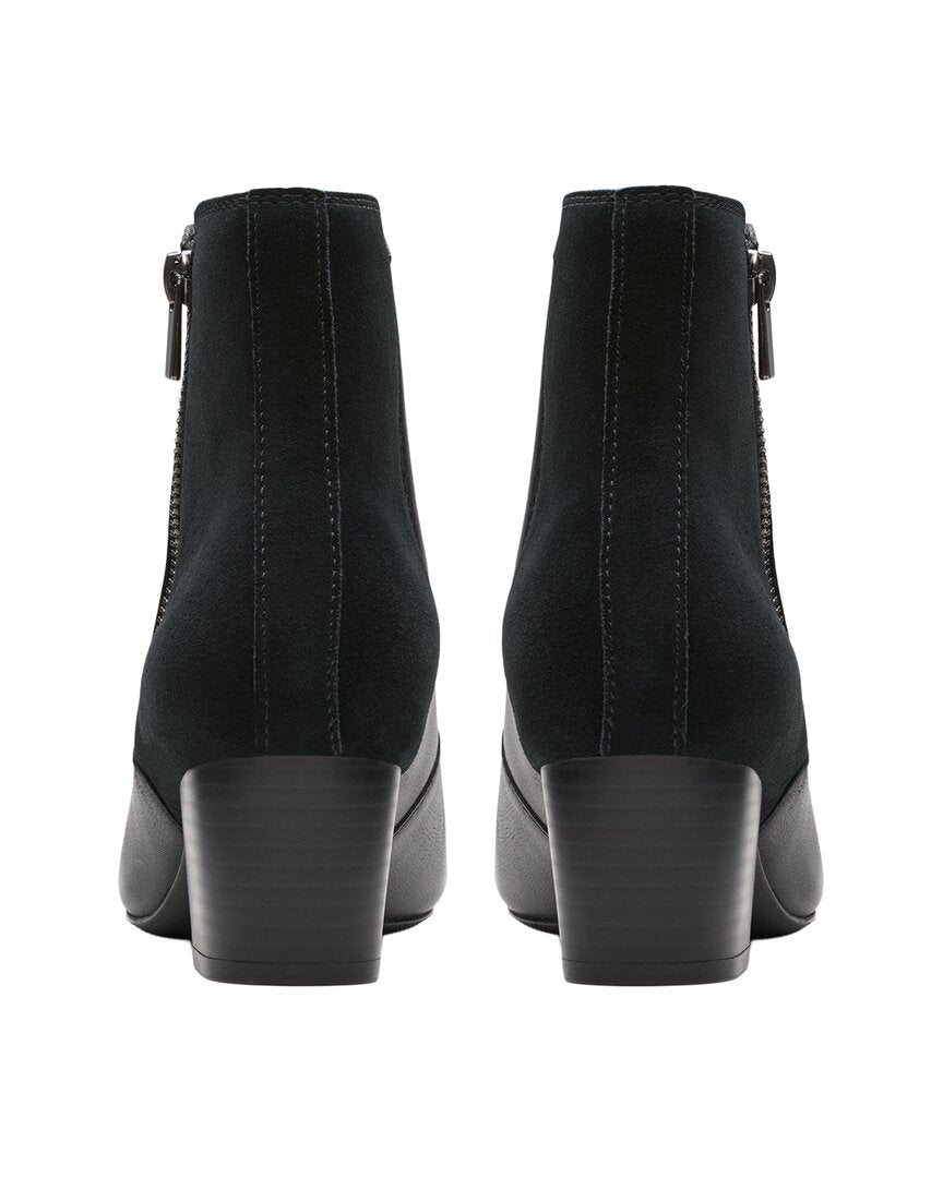 Clarks | Womens | Ellanie Vibe Leather Boot | Black