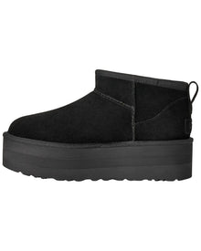 UGG | Womens | Classic Ultra Mini Platform Suede Boot | Black