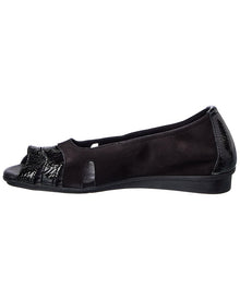 Arche | Womens | Ninova Leather Flat | Black