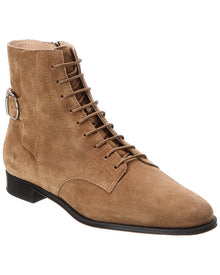 TOD's | Womens | Gomma Suede Bootie | Brown