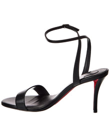 Christian Louboutin | Womens | Miss Z 80 Leather Sandal | Black