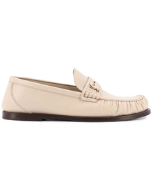 Saint Laurent | Womens | Leather Loafer | White