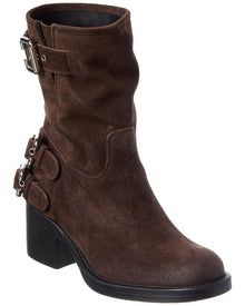 Chloe | Womens | Dakota Suede Bootie | Brown