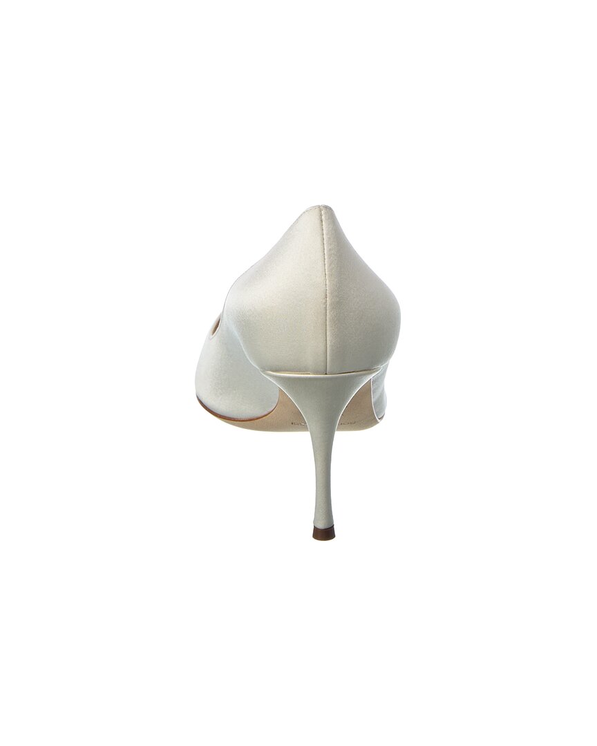 Sergio Rossi | Womens | Godiva Bridal Satin Pump - II | White