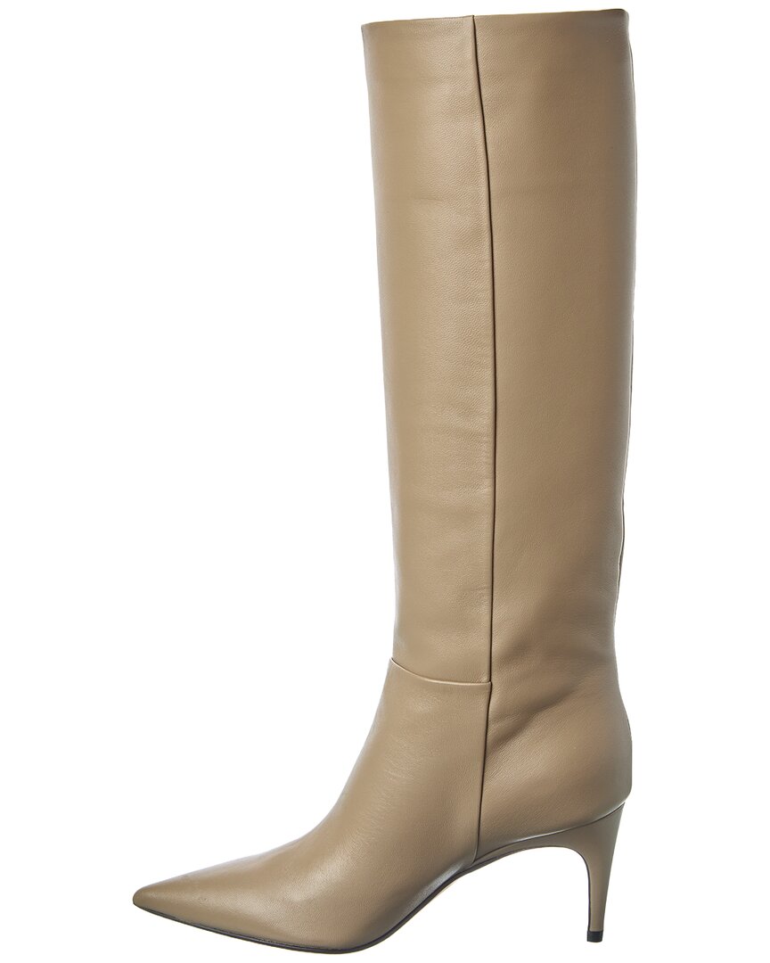 Sergio Rossi | Womens | Cindy Leather Knee-High Boot | Brown
