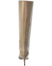 Sergio Rossi | Womens | Cindy Leather Knee-High Boot | Brown