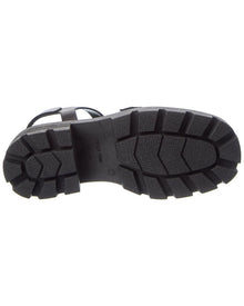 Sergio Rossi | Womens | Twenty Buckle Leather Sandal | Black