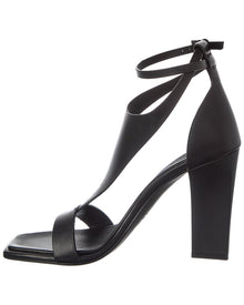 Max Mara | Womens | Vela Leather Sandal | Black