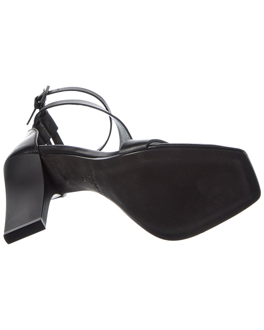 Max Mara | Womens | Vela Leather Sandal | Black