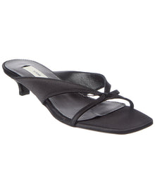 TOTEME | Womens | Satin Sandal | Black