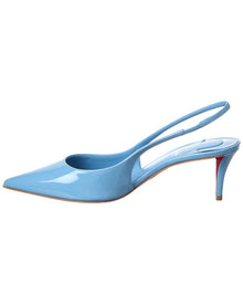 Christian Louboutin | Womens | Miss Z 60 Patent Slingback Pump | Blue