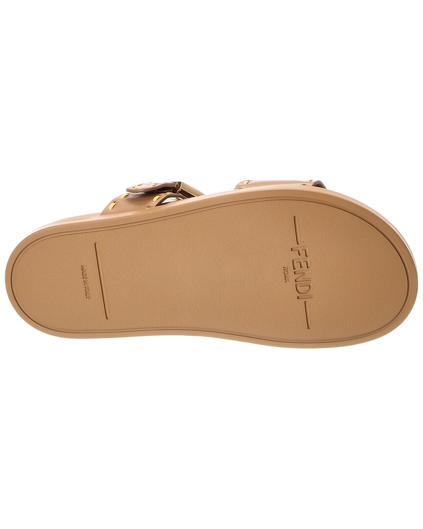 FENDI | Womens | Feel Leather Sandal | Yellow
