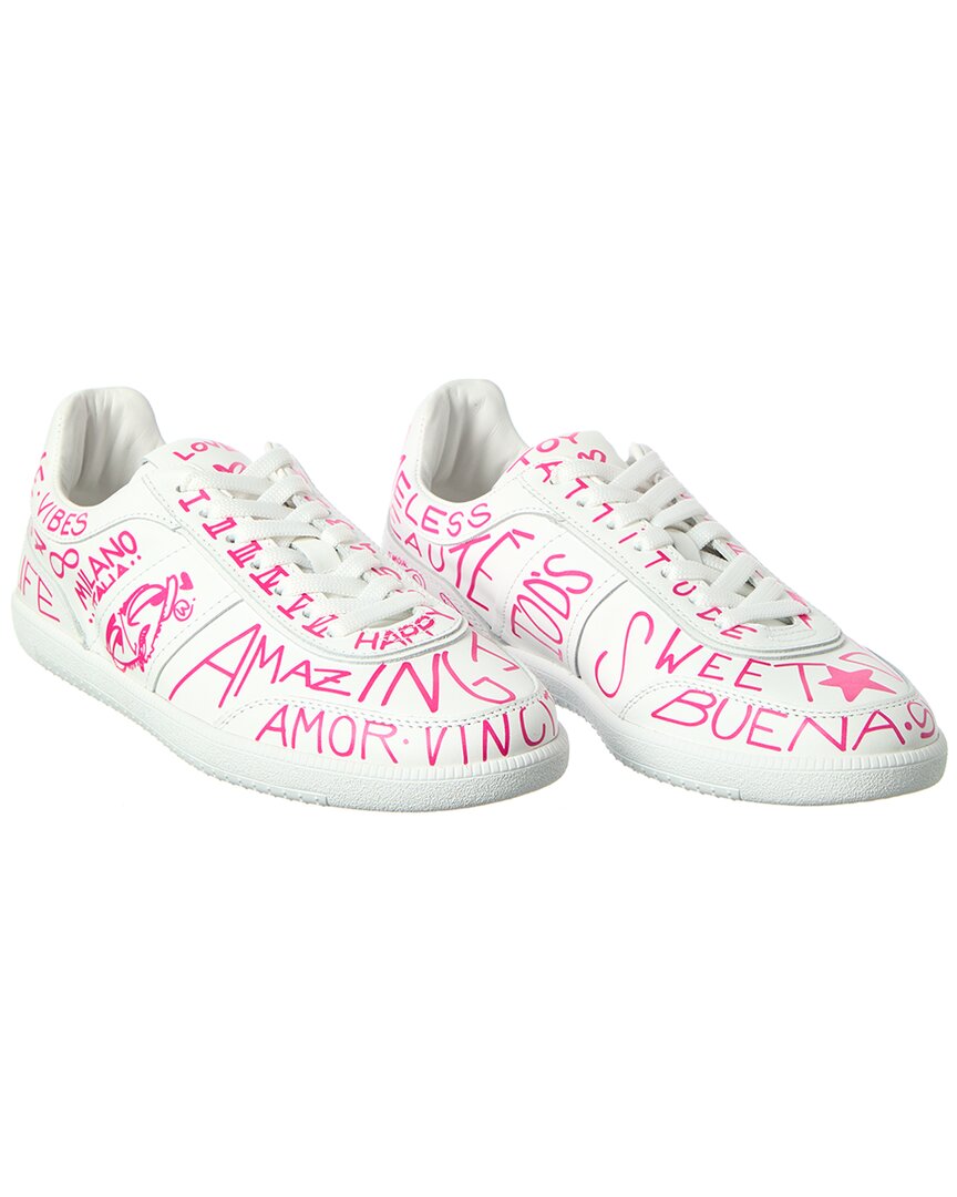 TOD's | Womens | Logo Leather Sneaker | White