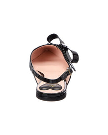 Roger Vivier | Womens | Patent Slingback Flat | Black