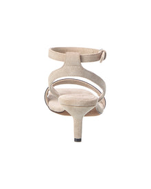 Brunello Cucinelli | Womens | Suede Sandal | Beige