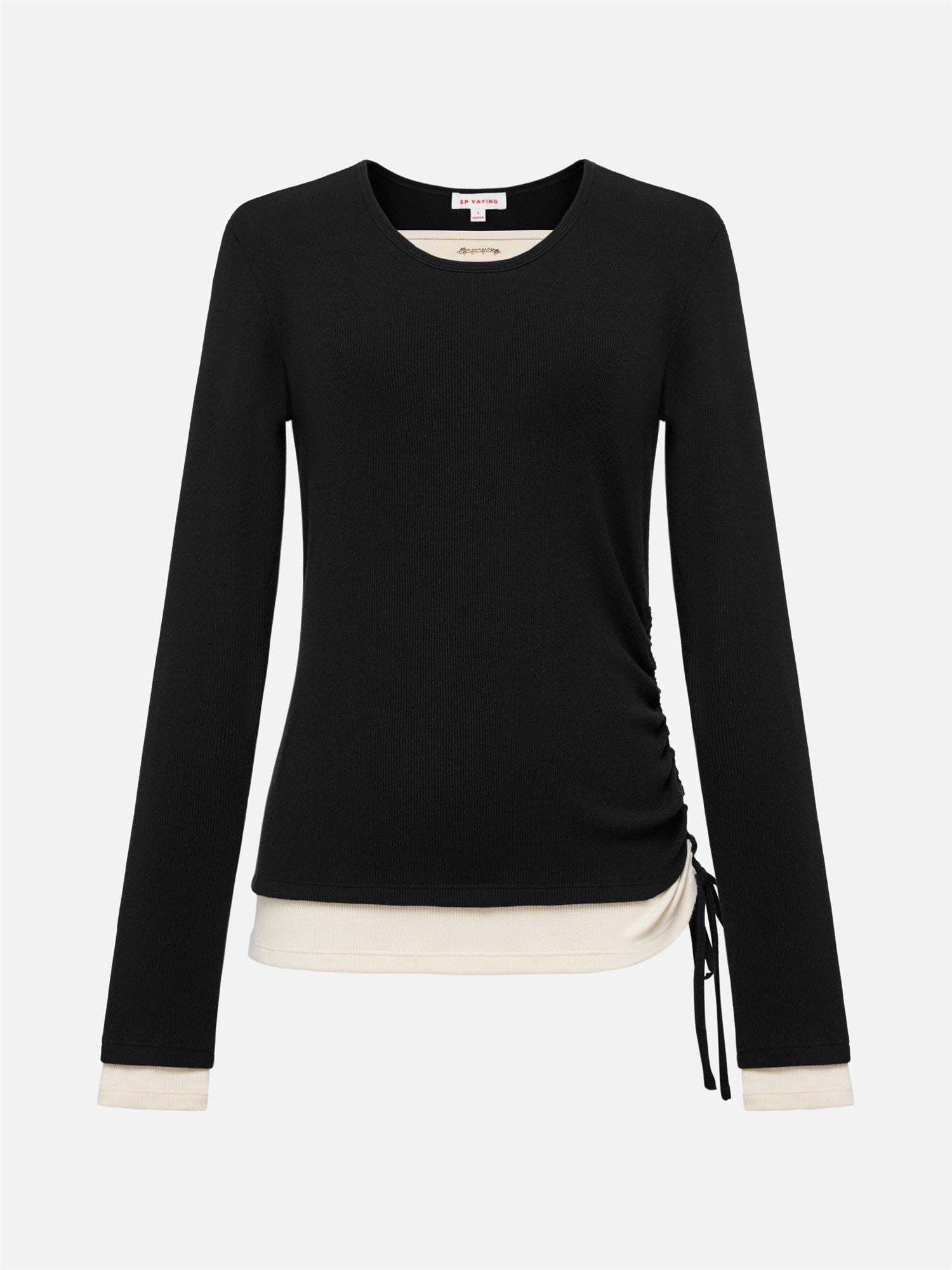 Slim-Fit Knit Base Layer Top | Black