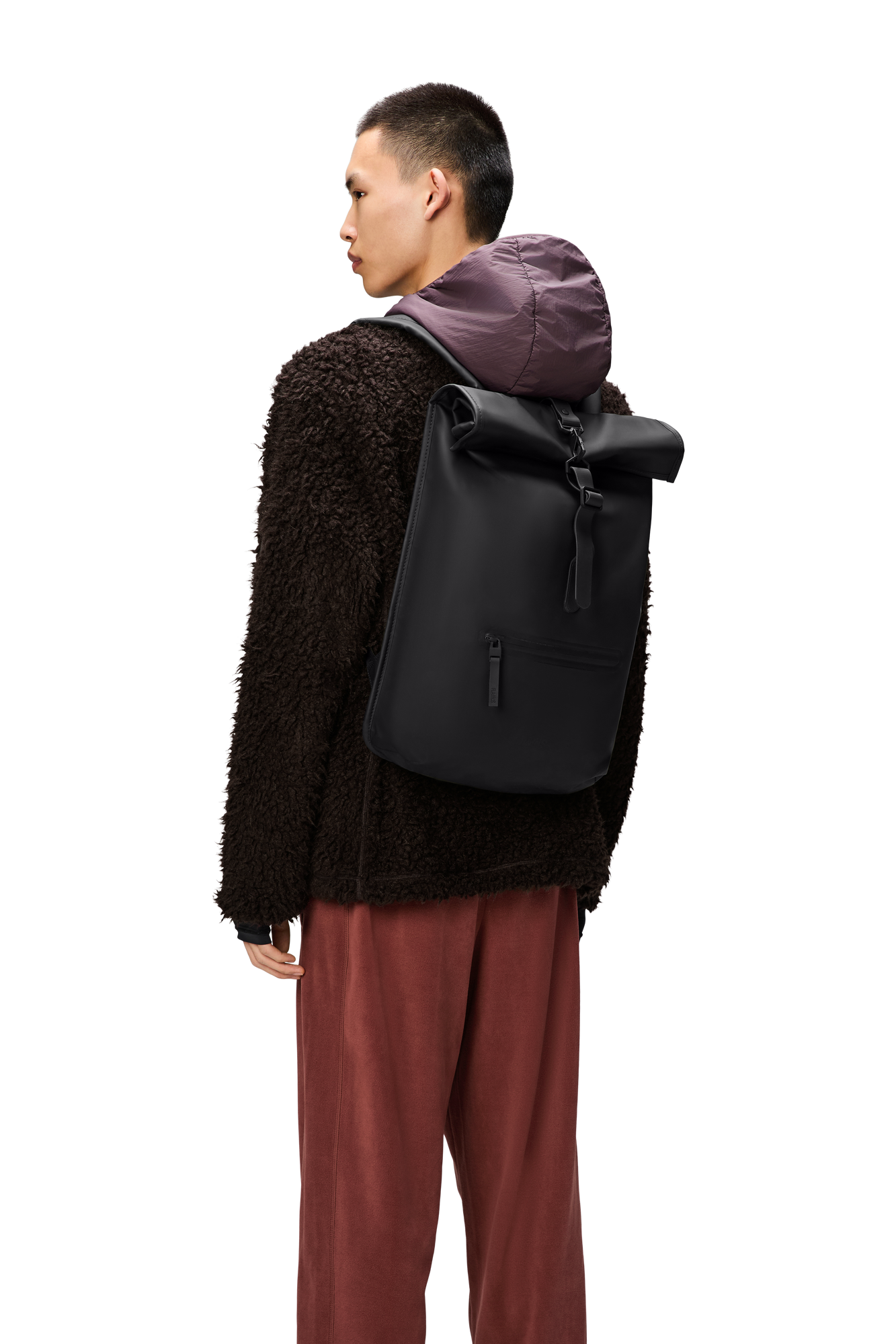 Unisex | Top Roll Backpack W3 | Black