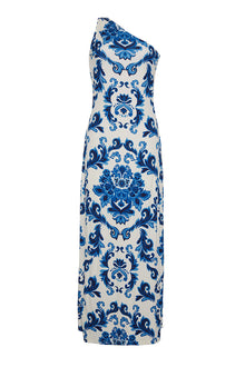 Nicky Dress | Fiore Evening Blue