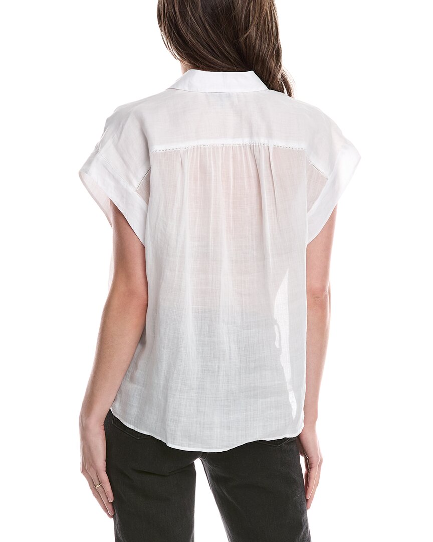 rag & bone | Womens | Robin Embroidered Top | White
