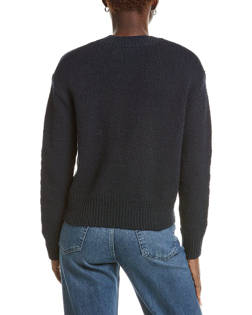 Vince | Womens | Drop-Shoulder Sweater | Blue