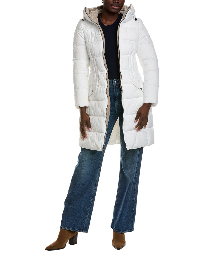 Laundry by Shelli Segal | Womens | Smooth Nylon Zip Front Jacket | White