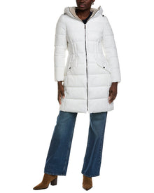 Laundry by Shelli Segal | Womens | Smooth Nylon Zip Front Jacket | White